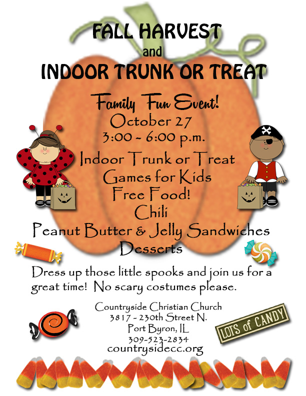 Fall Festival and Trunk or Treat – Countryside Christian Church